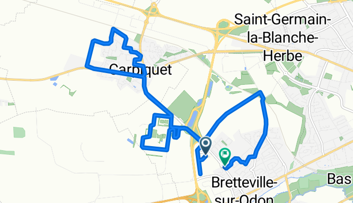 Avenue de Woodbury, Bretteville-sur-Odon à Avenue des Lauriers, Bretteville-sur-Odon