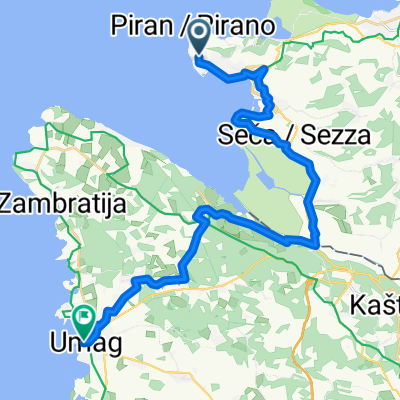Dantejeva ulica, Piran nach Obala Josipa Broza Tita, Umag
