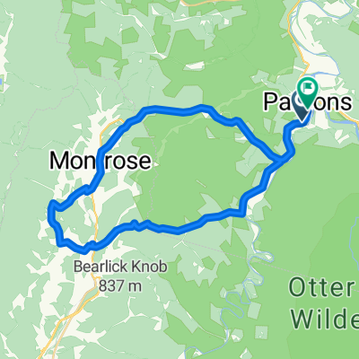 Allegheny Highlands Trail of Wv, Parsons to Main St, Parsons