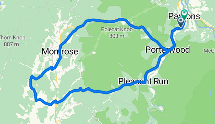 Allegheny Highlands Trail of Wv, Parsons to Main St, Parsons