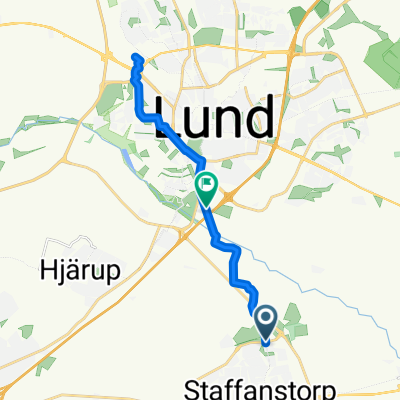 Stenhuggarevägen to Norra Knästorpsvägen