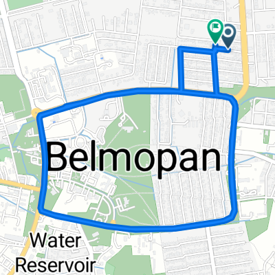 Altun Ha Street, Belmopan to Altun Ha Street, Belmopan