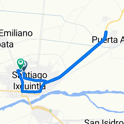Calle Torres, Santiago Ixcuintla a Calle Manuel María Ponce, Santiago Ixcuintla