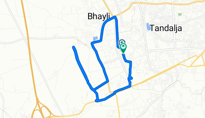 Vasna Bhayli Canal Road to Sun Pharma Road