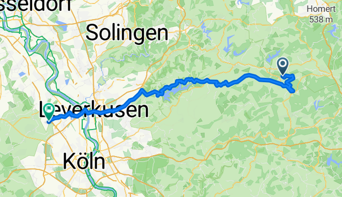 Route in Marienheide