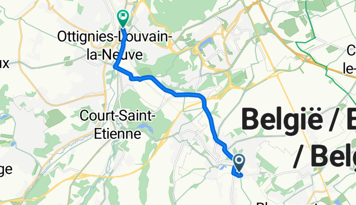 De Rue de Bayau à Avenue Albert