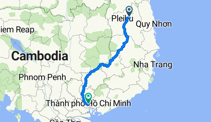 Von Mang Yang bis Ho-Chi-Minh-Stadt