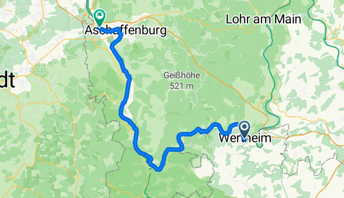 Wertheim am Main - Stockstadt am Main