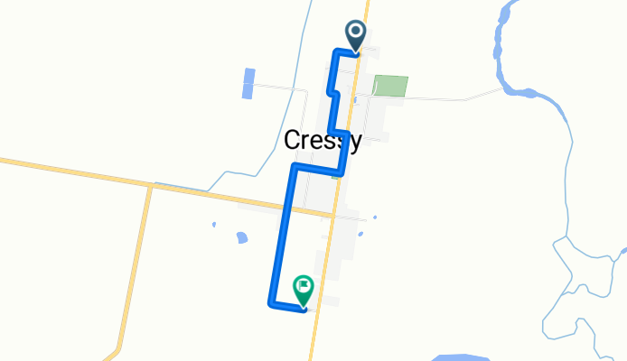 Cressy Rd, Cressy to Main Street, Cressy