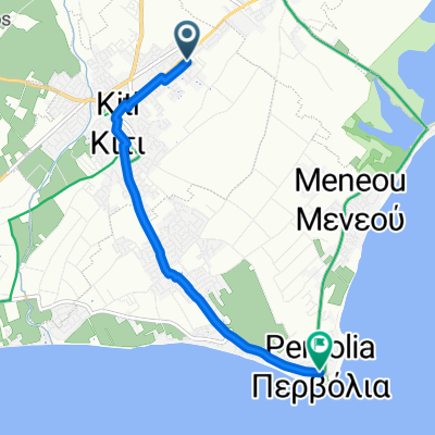 Λεωφόρος Αρχιεπισκόπου Μακαρίου Γ, Kiti nach Pervolia