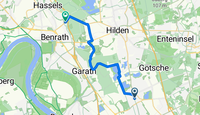 Von Langenfeld (Rheinland) bis Düsseldorf