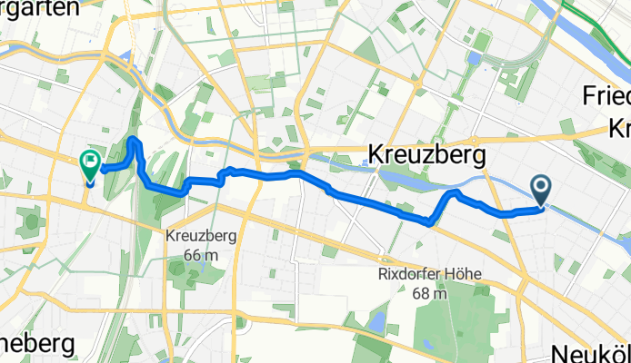 Ohlauer Straße, Berlin nach Bülowstraße, Berlin