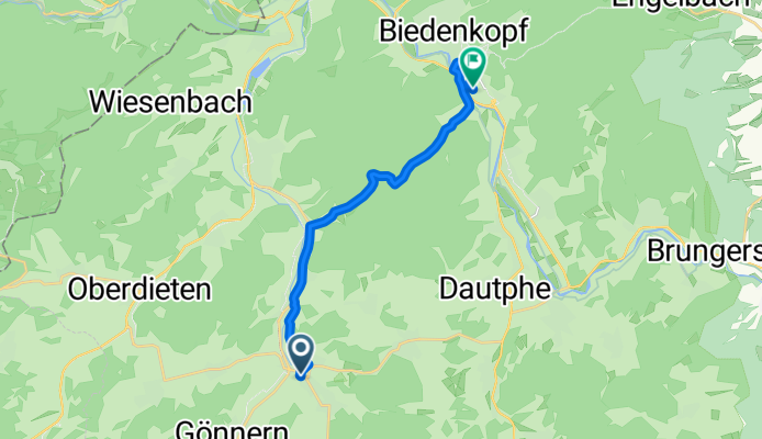 Oberland, Steffenberg nach Georg-Kramer-Straße, Biedenkopf