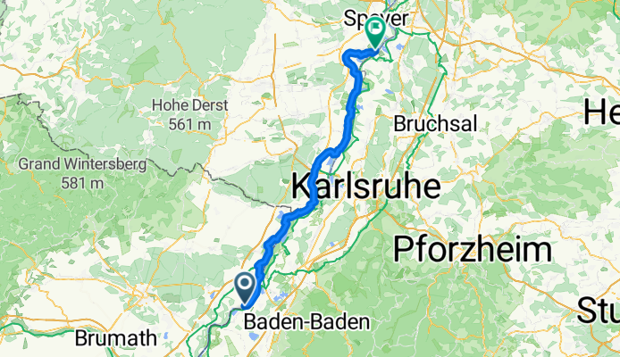 Hügelsheim - Oberhausen-Rheinhausen