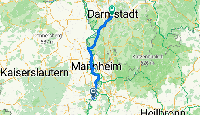 Oberhausen-Rheinhausen - Darmstadt