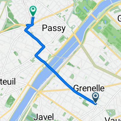 Rue du Commerce, Paris à Rue Jean Richepin, Paris