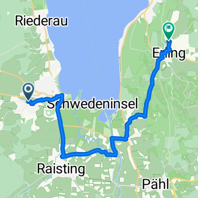 Prälatenstraße, Dießen am Ammersee nach Bergstraße, Andechs