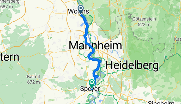 Von Worms nach Speyer RVB 5.7.09