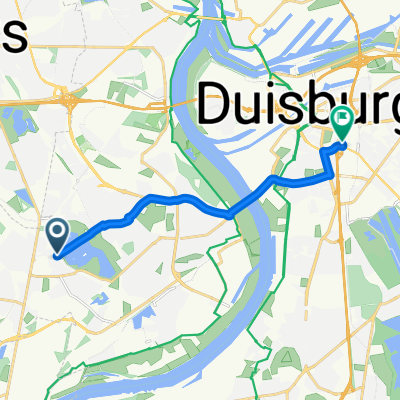Am Binsenteich nach Wuhanstraße