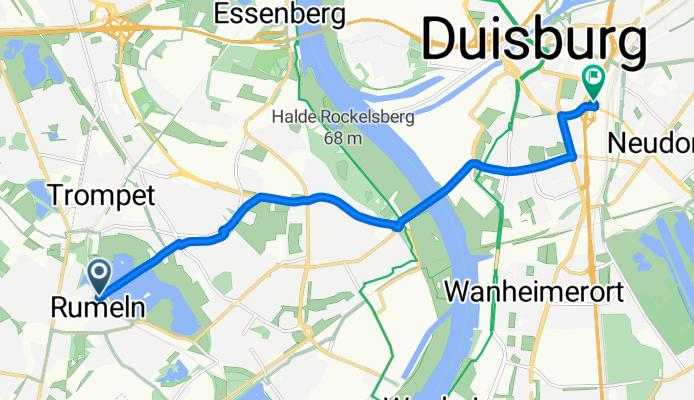 Am Binsenteich nach Wuhanstraße