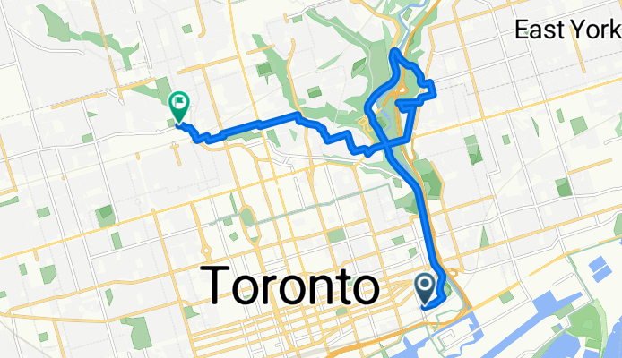 Mill St, Toronto to Davenport Rd, Toronto