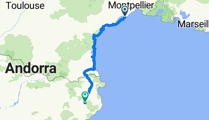 Von Frontignan bis Girona