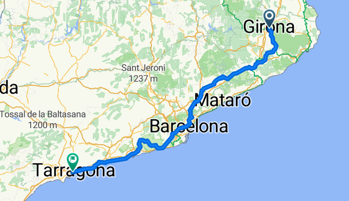 Von Girona bis Tarragona