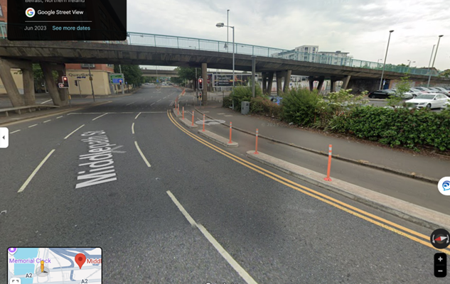 Photo 1 of the Bikemap route "Route in Belfast" Photo 1 of the Bikemap route "Route in Belfast"