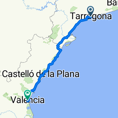 Von Tarragona bis Valencia