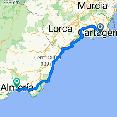 Von Cartagena bis Almería