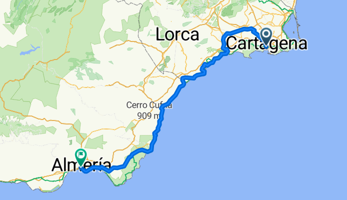 Von Cartagena bis Almería