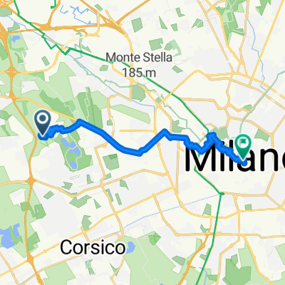 Via Gaetano Airaghi nach Via Guglielmo Marconi