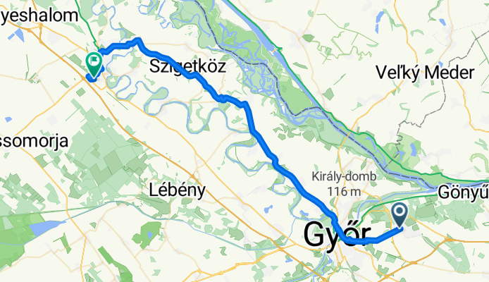 From Gyor to Mosonmagyaróvár