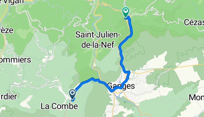 Route de la Meuse to Rue Pied de ville