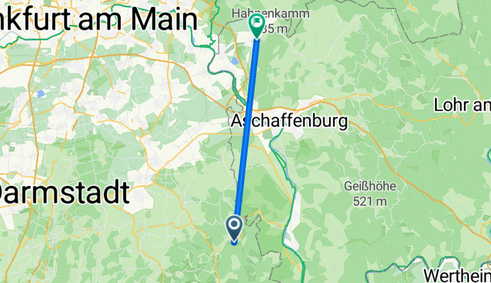 Höchst im Odenwald - Alzenau in Unterfranken