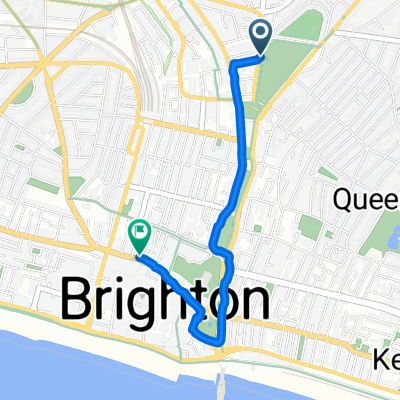 Ditchling Road, Brighton to Queen's Road, Brighton