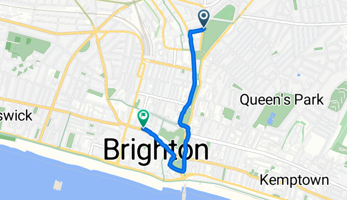 Ditchling Road, Brighton to Queen's Road, Brighton