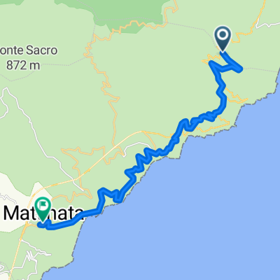 SP 53, Mattinata nach Via A Poccia, Mattinata