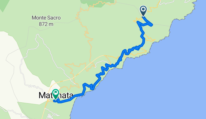 SP 53, Mattinata nach Via A Poccia, Mattinata