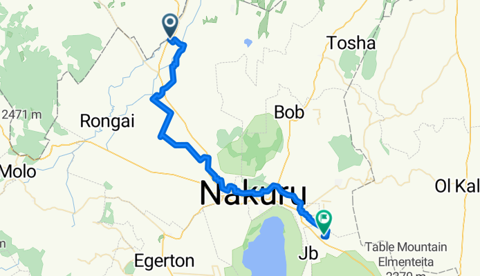 Nakuru-Sigor Road, Rongai to Nakuru, Nakuru