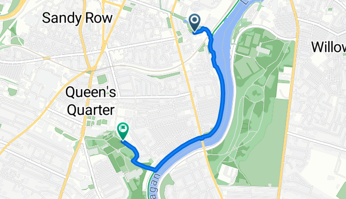 Cromac Avenue to QUB