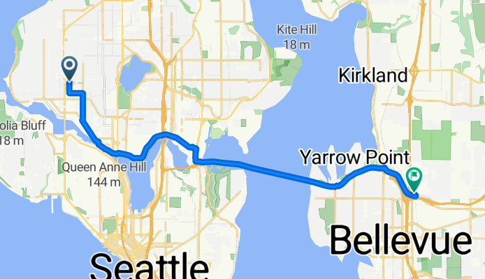 NW 64th St, Seattle to 116th Ave NE, Bellevue