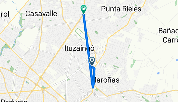 De Gerónimo Piccioli a Av. José Belloni y Cno. Tte. Galeano