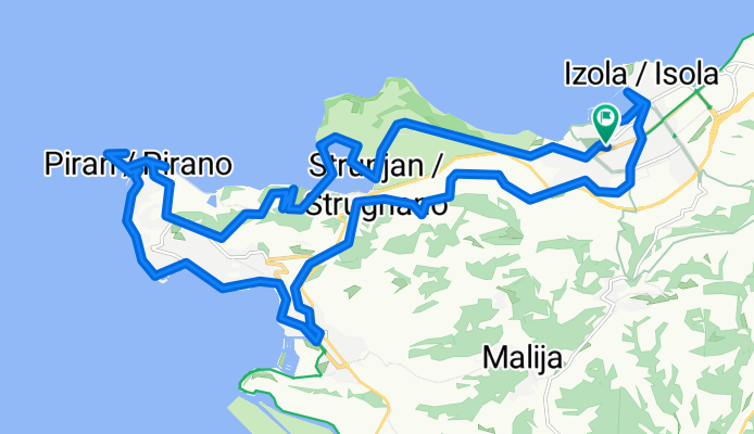 Izola, Strunjan, Piran, Portoroz, Parenzana-Radweg, Izola