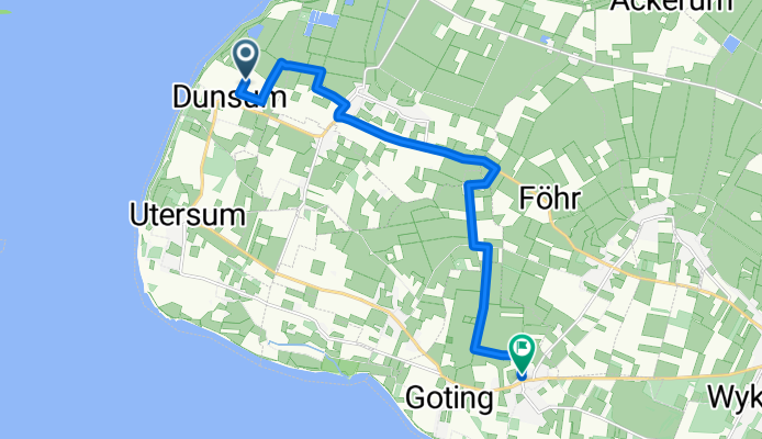 Großdunsum nach Kapitän-Paulsen-Weg