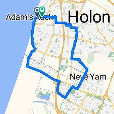 Rothschild Edmond James Street, Bat Yam to Rothschild Edmond James Street, Bat Yam