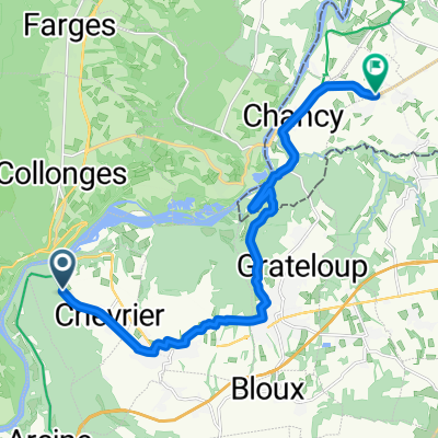 Route de Vulbens nach Route de Chancy