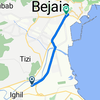 RN75, ثالة حمزة à Rue Rachid Hassissen, بجاية