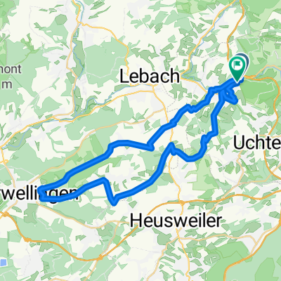 RT 38km  Eppelborn - Resbach - Eppelborn