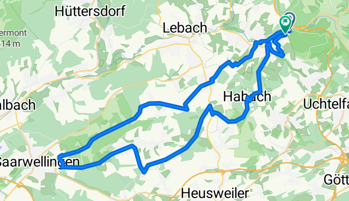 RT 38km  Eppelborn - Resbach - Eppelborn